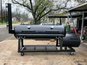150-Gallon Offset Smoker – Insulated Firebox