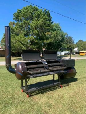 150 Gallon Smoker w/ Santa Maria Grill